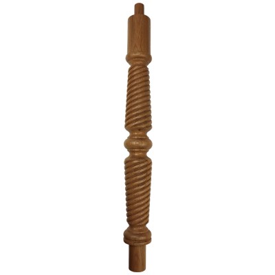 PST5 Grecian Twist Newel Post 90 x 90 x 675mm (use with THR)