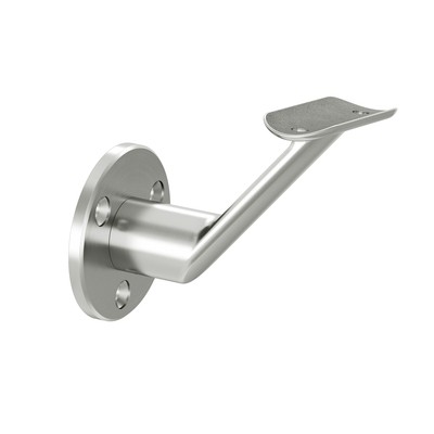 Q RAILING - HANDRAIL WALL BRACKET FOR WALL MOUNTING, MOD 0126, RECEPTION DIA 48.3MM, STAINLESS STEEL 304 INTERIOR, SATIN [PK2] [130126-048-12] [13012604812]