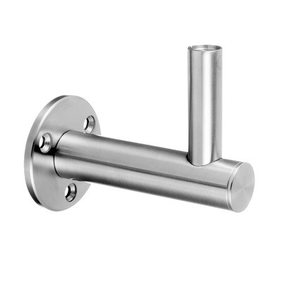 Q RAILING - HANDRAIL WALL BRACKET FOR WALL MOUNTING, MOD 0149, DIA 25MM, STAINLESS STEEL 304 INTERIOR, SATIN [PK2] [130149-000-12] [130149-000-12]