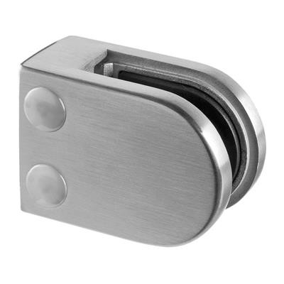 Q RAILING - GLASS CLAMP, MOD 2500, EXCL RUBBER INLAYS, STAINLESS STEEL 304, SATIN INTERIOR [PK4] [13250000012] 132500-000-12