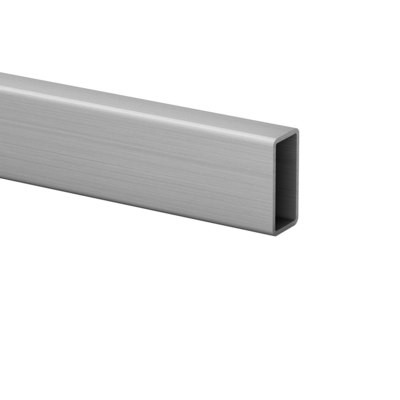 Q RAILING - TUBE 40X20X2MM, L=5000MM, STAINLESS STEEL 304 INTERIOR SATIN [1349000205012] 134900-020-50-12