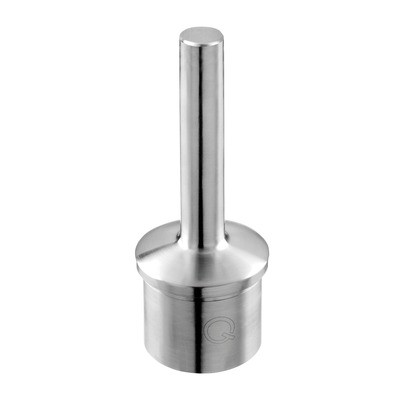 Q RAILING - STRAIGHT SADDLE, DIA 42.4X2MM, STAINLESS STEEL 316, SATIN EXTERIOR [PK2] [140696] 140696