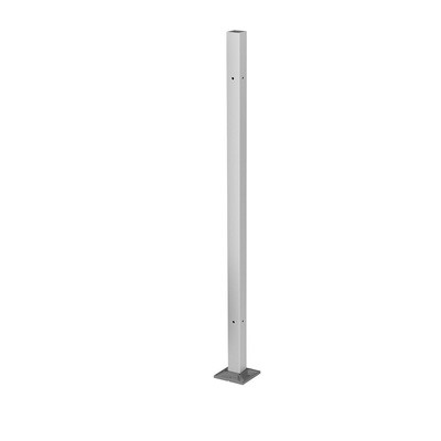 Q RAILING - BALUSTER POST, SQUARE LINE, 40X40MM, H=989MM, STAINLESS STEEL 316, 90 DEGREE CORNER POST,SATIN EXTERIOR [PK1] [1449720409012] 144972-040-90-12