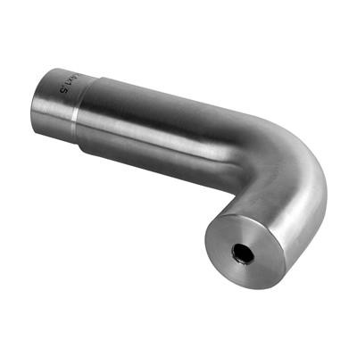 Q RAILING - Q LIGHTS WALL RETURN, DIA 42.4M, LEFT/RIGHT, STAINLESS STEEL 316 SATIN EXTERIOR [PK2] [146739-042-12] [14673904212]