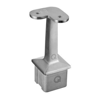 Q RAILING - 90 DEGREE ANGLE SADDLE, SQUARE LINE 40X40MM, STAINLESS STEEL 316, SATIN EXTERIOR [PK 2] [1447100009012] 144710-000-90-12