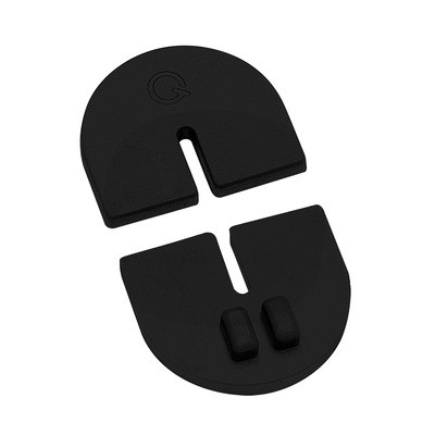 Q RAILING - RUBBER INLAY FOR CLAMP MOD 27, FOR 6MM GLASS THICKNESS [PK 8] [205027-06] [20502706]