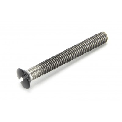From The Anvil - Black SS M5 x 40mm Countersunk Raised Head Bolt (1) 26396B