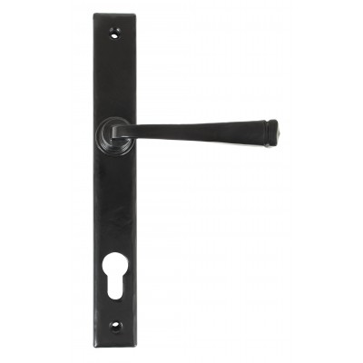 From The Anvil - Black Avon Slimline Lever Espagnolette Lock Set 33033