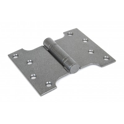 From The Anvil - Pewter 4 x 3" x 5" Ball Bearing Parliament Hinge (Pair) 33046
