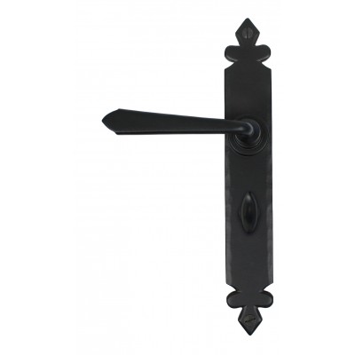 From The Anvil - Black Cromwell Lever Bathroom Set 33118