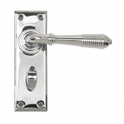 From The Anvil - Polished Chrome Reeded Lever Bathroom Set 33308