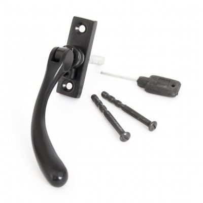 From The Anvil - Black Slim Peardrop Espagnolette Fastener - Right Hand - 33332