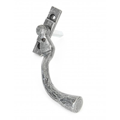 From The Anvil - Pewter Large 16mm Peardrop Espagnolette Fastener - Right Hand - 33343