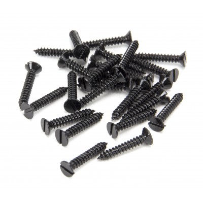 From The Anvil - Black 8 x 1" Countersunk Screws (25) 33417