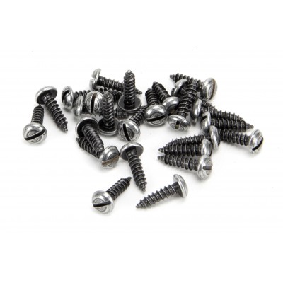 From The Anvil - Pewter 6 x 1/2" Round Head Screws (25) 33423