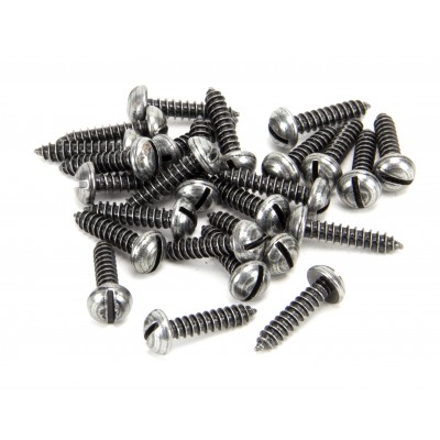 From The Anvil - Pewter 8 x 3/4" Round Head Screws (25) 33431