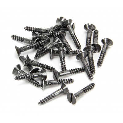 From The Anvil - Pewter 8 x 1" Countersunk Screws (25) 33434