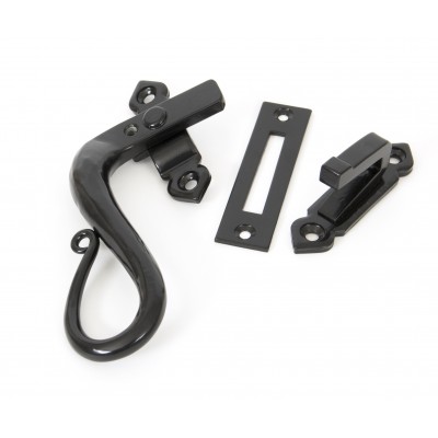 From The Anvil - Black Locking Shepherds Crook Fastener - Left Hand - 33468