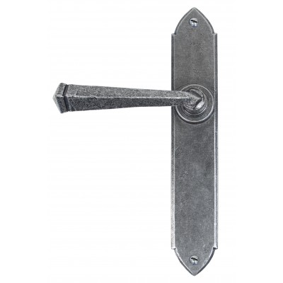 From The Anvil - Pewter Gothic Lever Latch Set 33601