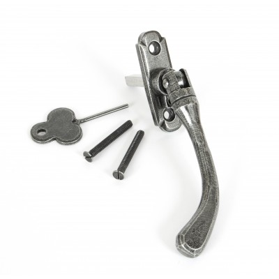 From The Anvil - Pewter Peardrop Espagnolette Fastener - Left Hand - 33682