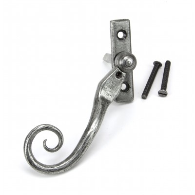 From The Anvil - Pewter 16mm Monkeytail Espagnolette Fastener - Left Hand - 33714