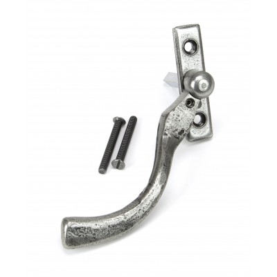 From The Anvil - Pewter 16mm Peardrop Espagnolette Fastener - Left Hand - 33716