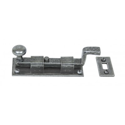 From The Anvil - Pewter 4" Cranked Knob Bolt 33721