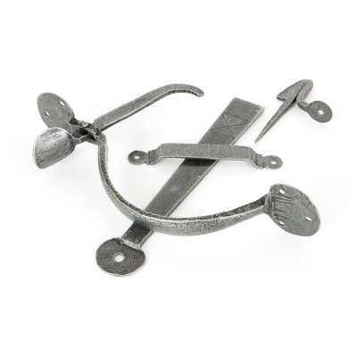 From The Anvil - Pewter Heavy Bean Thumblatch 33763