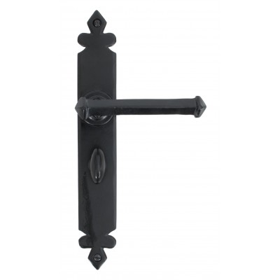From The Anvil - Black Tudor Lever Bathroom Set 33828