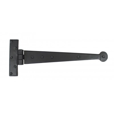 From The Anvil - Black 12" Penny End T Hinge (Pair) 33989