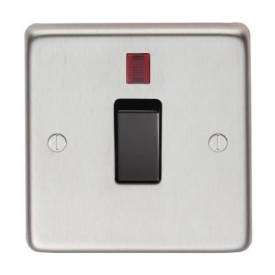 From The Anvil - Stainless Steel Single Switch + Neon 34206/1