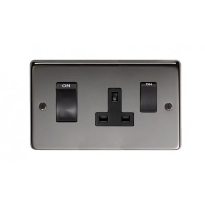 From The Anvil - Brushed Nickel 45 Amp Switch & Socket 34226
