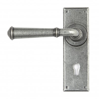 From The Anvil - Pewter Regency Lever Lock set 45125