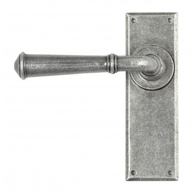 From The Anvil - Pewter Regency Lever Latch Set 45126