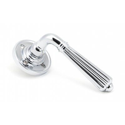 From The Anvil - Polished Chrome Hinton Lever on Rose Set 45315