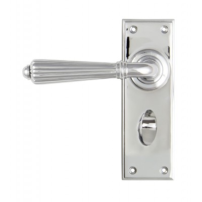 From The Anvil - Polished Chrome Hinton Lever Bathroom Set 45318