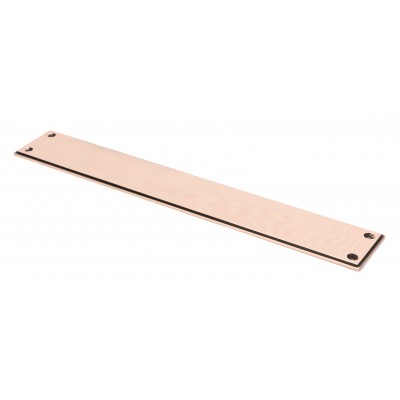 From The Anvil - Polished Bronze 425mm Art Deco Fingerplate 45388