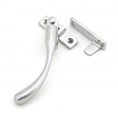 From The Anvil - Satin Chrome Night Vent Locking Peardrop Fastener - Left Hand - 45398