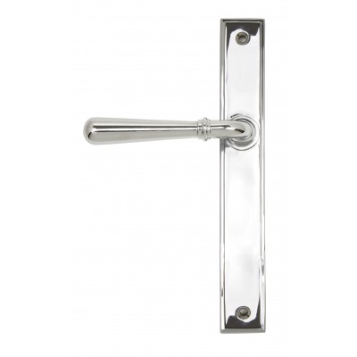 From The Anvil - Polished Chrome Newbury Slimline Lever Espagnolette Latch Set 45431