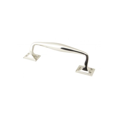 From The Anvil - Polished Nickel 230mm Art Deco Pull Handle 45463