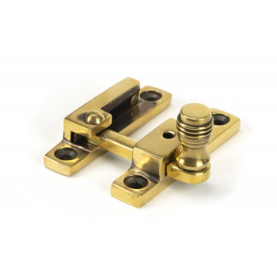 From The Anvil - Aged Brass Prestbury Quadrant Fastener - Narrow 45479