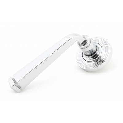 From The Anvil - Polished Chrome Avon Round Lever On Rose Set (Beehive) 45617