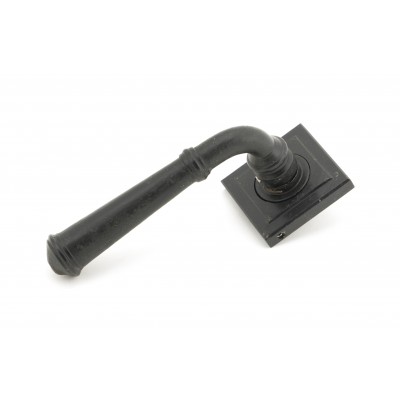 From The Anvil - External Beeswax Regency Lever On Rose Set (Square Rose) 45642