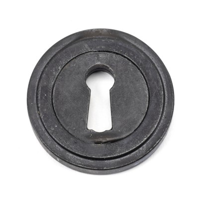 From The Anvil - External Beeswax Round Escutcheon (Art Deco Rose) 45700
