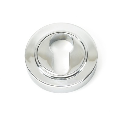 From The Anvil - Polished Chrome Round Euro Escutcheon (Beehive) 45713