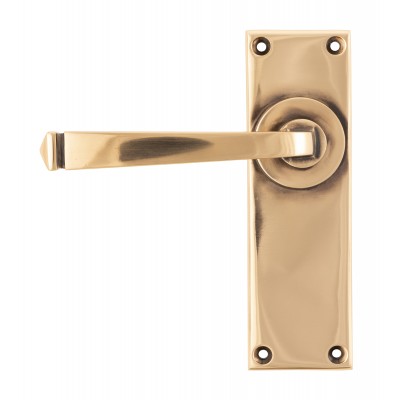 From The Anvil - Polished Bronze Avon Lever Latch Set 45788