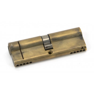 From The Anvil - Aged Brass 45/45 5-Pin Euro Double Cylinder 45819