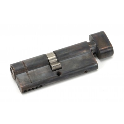From The Anvil - Aged Bronze 40/40 5-Pin Euro Cylinder/Thumbturn KA 45872