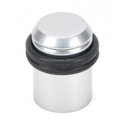 From The Anvil - Satin Chrome Floor Mounted Door Stop 45909