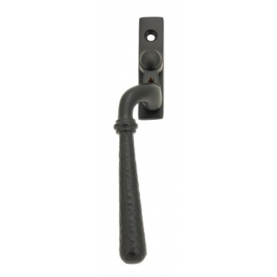 From The Anvil - Aged Bronze Hammered Newbury Espagnolette Fastener - Left Hand - 45920